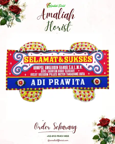 Papan Bunga Ucapan Selamat Gintung Kidul